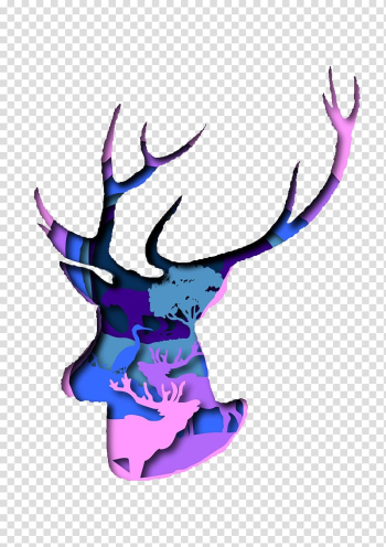Deer Antler Purple , deer transparent background PNG clipart Deer Antler Purple , deer transparent background PNG clipart