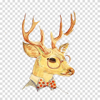 Deer Cartoon , Dr. gentleman deer transparent background PNG clipart Deer Cartoon , Dr. gentleman deer transparent background PNG clipart