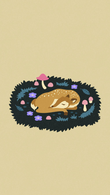 Deer desktop wallpaper, animal illustration | Free Photo - rawpixel