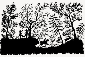 Deer hunting silhouette background, nature | Free Vector - rawpixel Deer hunting silhouette background, nature | Free Vector - rawpixel