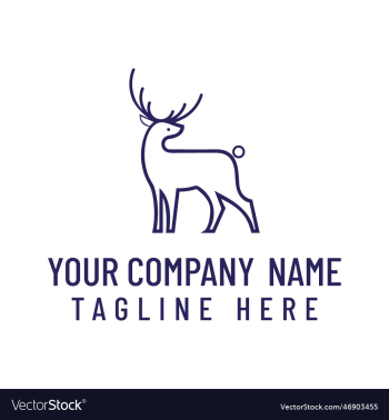deer logo design deer logo design