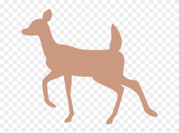 Deer Silhouette By Wolfypuppy - Girl Deer Silhouette