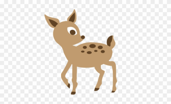 Deer Svg Cut File For Scrapbooking Free Svgs Free Svg - Woodland Baby Deer Clipart