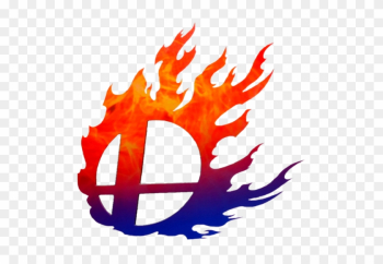 Default Super Smash Bros Wii U Symbol On Fire Png By - Super Smash Bros Logo Default Super Smash Bros Wii U Symbol On Fire Png By - Super Smash Bros Logo