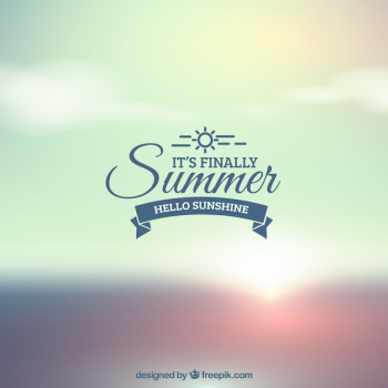 Defocused summer background