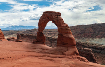 Delicate Arch in Arches National Park in Grand County Utah Delicate Arch in Arches National Park in Grand County Utah