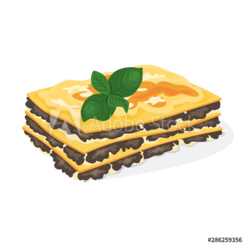 Delicious lasagna at home Delicious lasagna at home