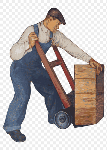 Delivery man png sticker logistics | Free PNG - rawpixel