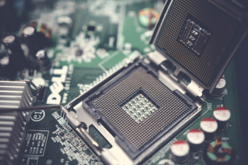 Dell Motherboard and Central Processing Unit Dell Motherboard and Central Processing Unit