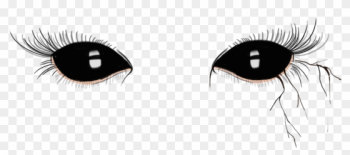 Demon Eyes Black Dark Halloween - Black Demon Eyes Png