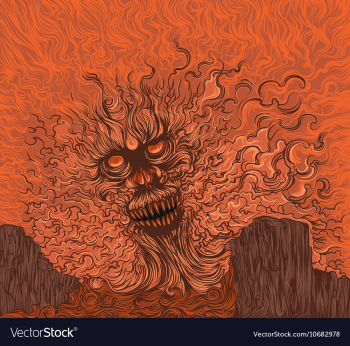 Demon vector image Demon vector image