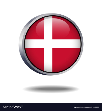 denmark flag button denmark flag button