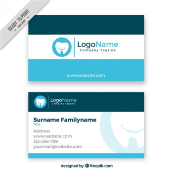 Dental business card