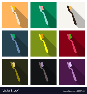 Dental concept toothbrush with toothpaste vector image Dental concept toothbrush with toothpaste vector image