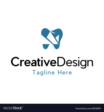 Dental dentist healthy care business logo vector image Dental dentist healthy care business logo vector image