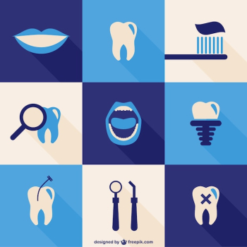 Dental icons set Dental icons set