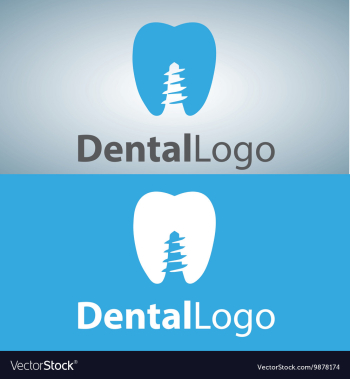Dental logo 1 vector image Dental logo 1 vector image