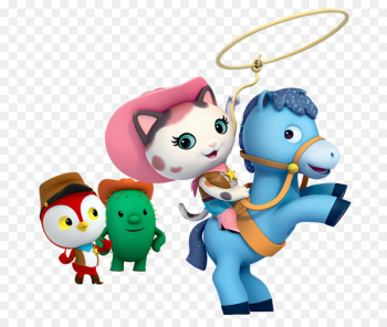 Deputy Peck Priscilla Skunk Sheriff American frontier Disney Junior - wild west 