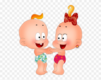 Desenhos - Cute Baby Girl And Boy Cartoon Desenhos - Cute Baby Girl And Boy Cartoon