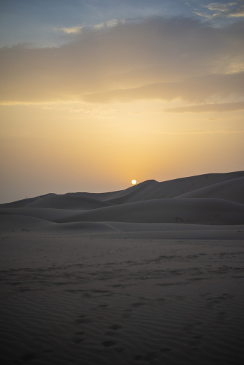 Desert at Sunset Desert at Sunset