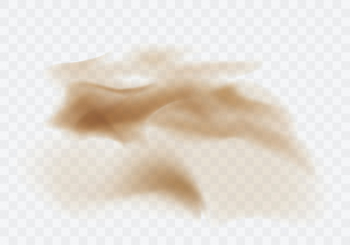 Desert sandstorm, brown dusty cloud on transparent Free Vector Desert sandstorm, brown dusty cloud on transparent Free Vector