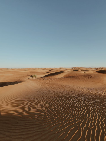Desert Under Blue Sky Desert Under Blue Sky