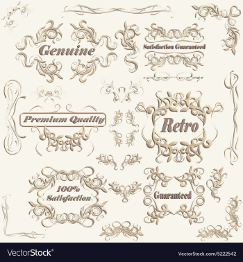 Design element vector image Design element vector image