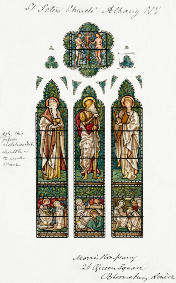 Design for Stained Glass Window, Saint… | Free public domain illustration Design for Stained Glass Window, Saint… | Free public domain illustration