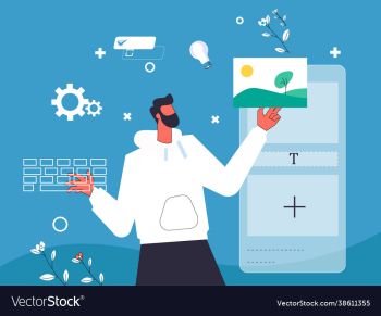 designer creating mobile application designer creating mobile application