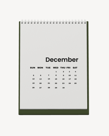 Desk calendar mockup, off white | Free PSD Mockup - rawpixel