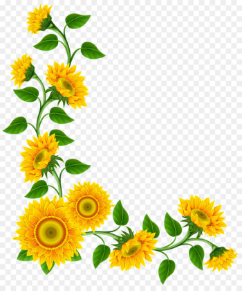 Desktop Wallpaper Clip art - Sunflower Corner Png 