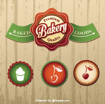 Dessert label retro Dessert label retro