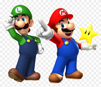 Detail Clip Art - Super Mario And Luigi