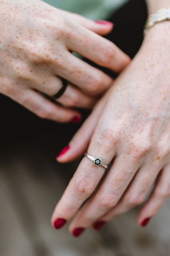 Detail of woman's hands and jewelry Detail of woman's hands and jewelry