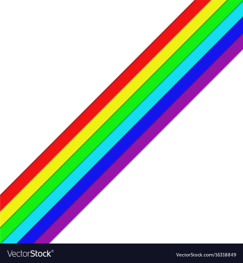 Diagonal rainbow colored stripes - graphic element vector image Diagonal rainbow colored stripes - graphic element vector image