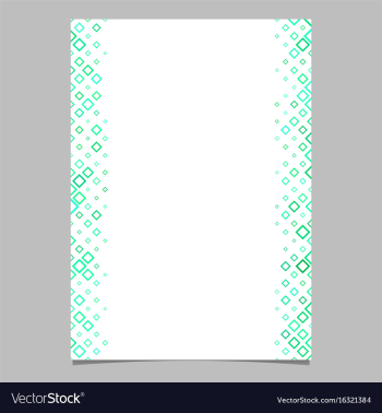 Diagonal square pattern brochure template vector image Diagonal square pattern brochure template vector image