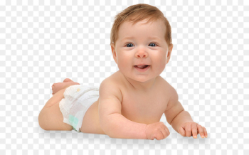 Diaper Infant Smile Month Childhood - Cute baby 