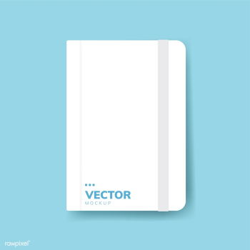 Diary cover design mockup vector | Free stock vector - 496494