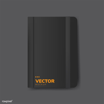 Diary cover design mockup vector | Free stock vector - 496559