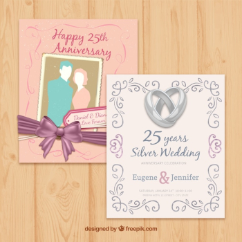 Different anniversary wedding cards Different anniversary wedding cards