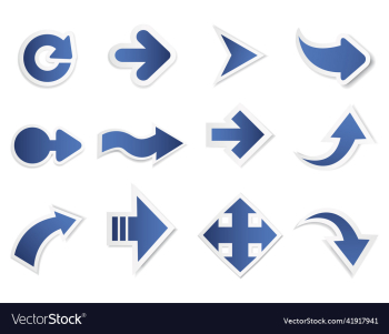different shapes arrow different shapes arrow