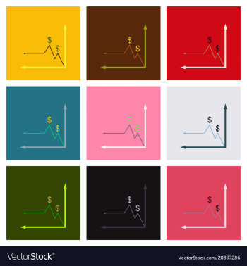 Digital analytics concept data visualization vector image Digital analytics concept data visualization vector image