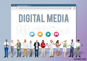 Digital Media Connection Information Internet Concept Digital Media Connection Information Internet Concept