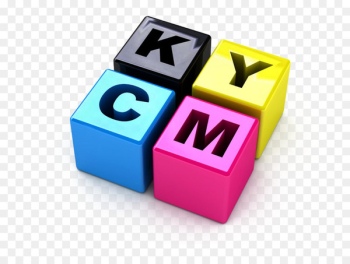 Digital printing Offset printing Lithography Spot color - Color texture cube model letter 