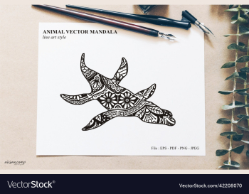 dinos mandala line art style boho style dinos mandala line art style boho style