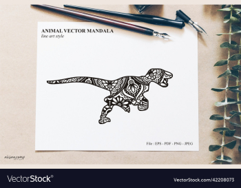 dinos mandala line art style boho style dinos mandala line art style boho style