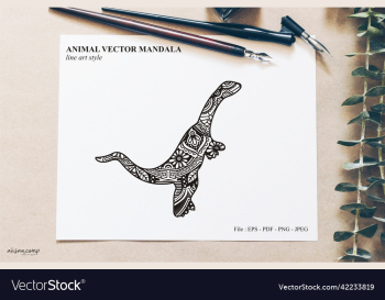 dinos mandala line art style boho style dinos mandala line art style boho style