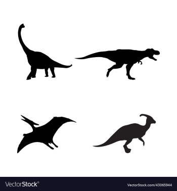 dinosaurs silhouette dinosaurs silhouette