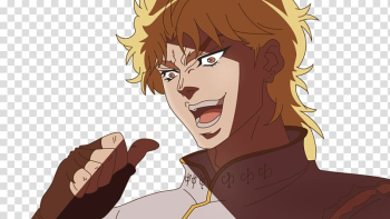 Dio Brando Jotaro Kujo JoJo's Bizarre Adventure Attack on Titan Anime, Anime transparent background PNG clipart