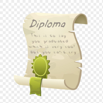 Diploma certificate png sticker, stationery | Free PNG - rawpixel